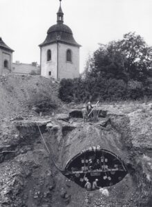 1969_prorazka_tunelu_prazskeho_metra_Metrostav