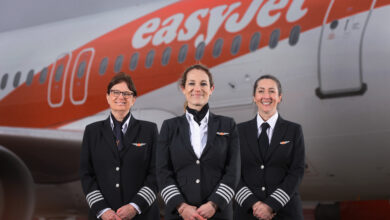 ženy pilotky před letadlem
