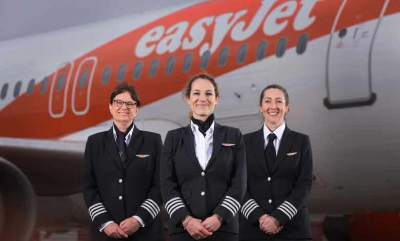 ženy pilotky před letadlem