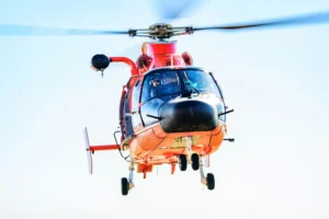 helikoptéra za letu