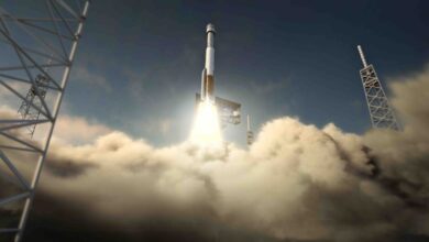vesmírná loď startuje Nasa Boeing