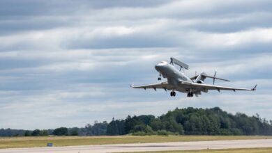 GlobalEye Airborne Early Warning and Control (AEW&C) aircraft