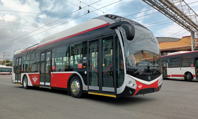 Trolejbus Škoda 32 Tr bateriový pro Pardubice