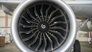 Motor Airbusu A321 neo společnosti Eurowings