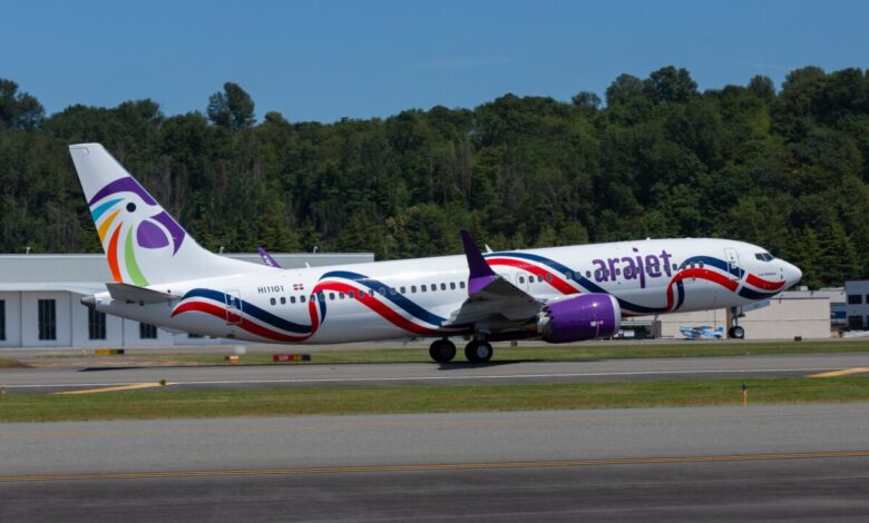 Arajet 10. 737-8 (HI1101) Dodávka - 10. června 2024.