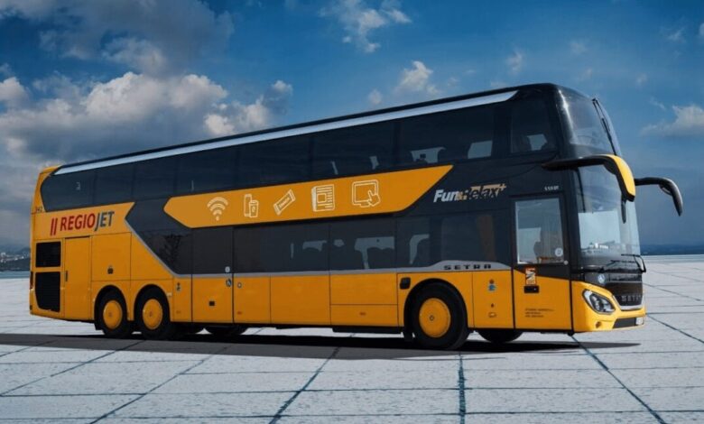 Regiojet setra_bus_Chorvatsko