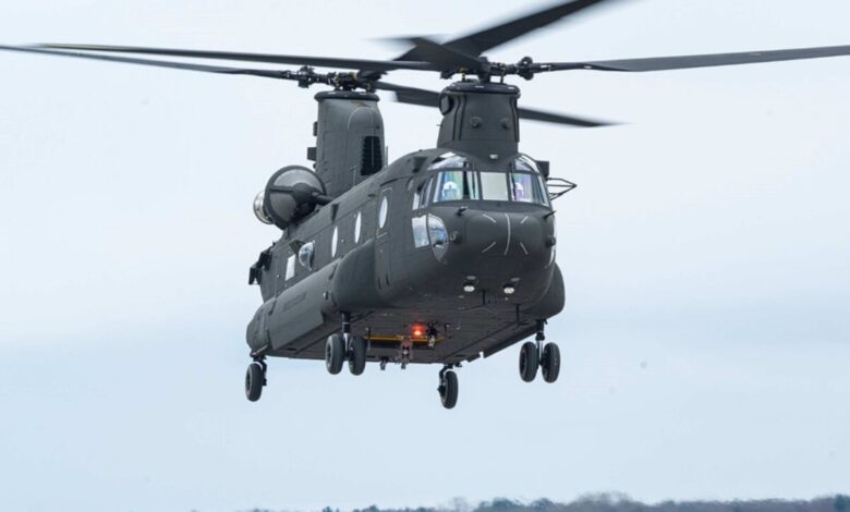 vrtulník Chinook
